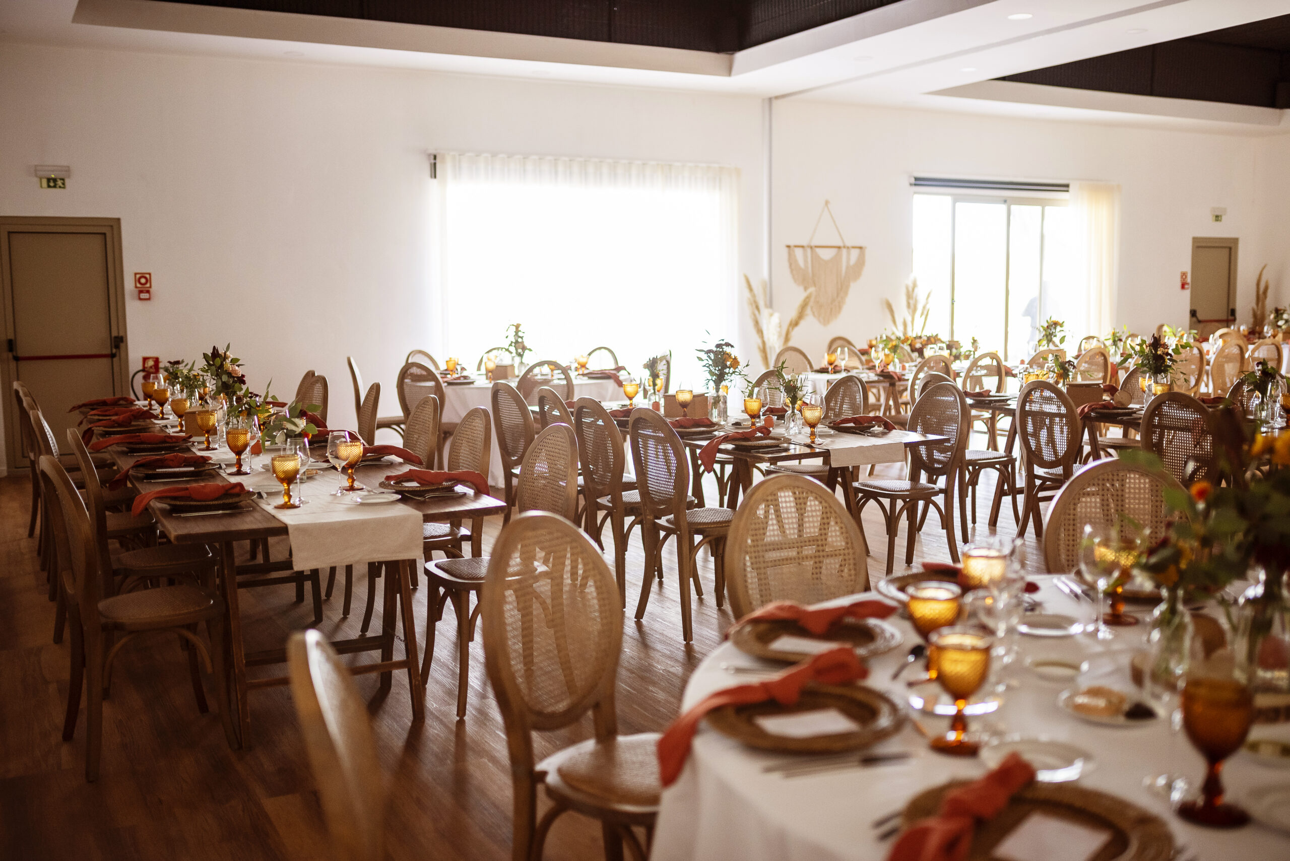 Espaço interior de eventos em São Brás do Regedouro